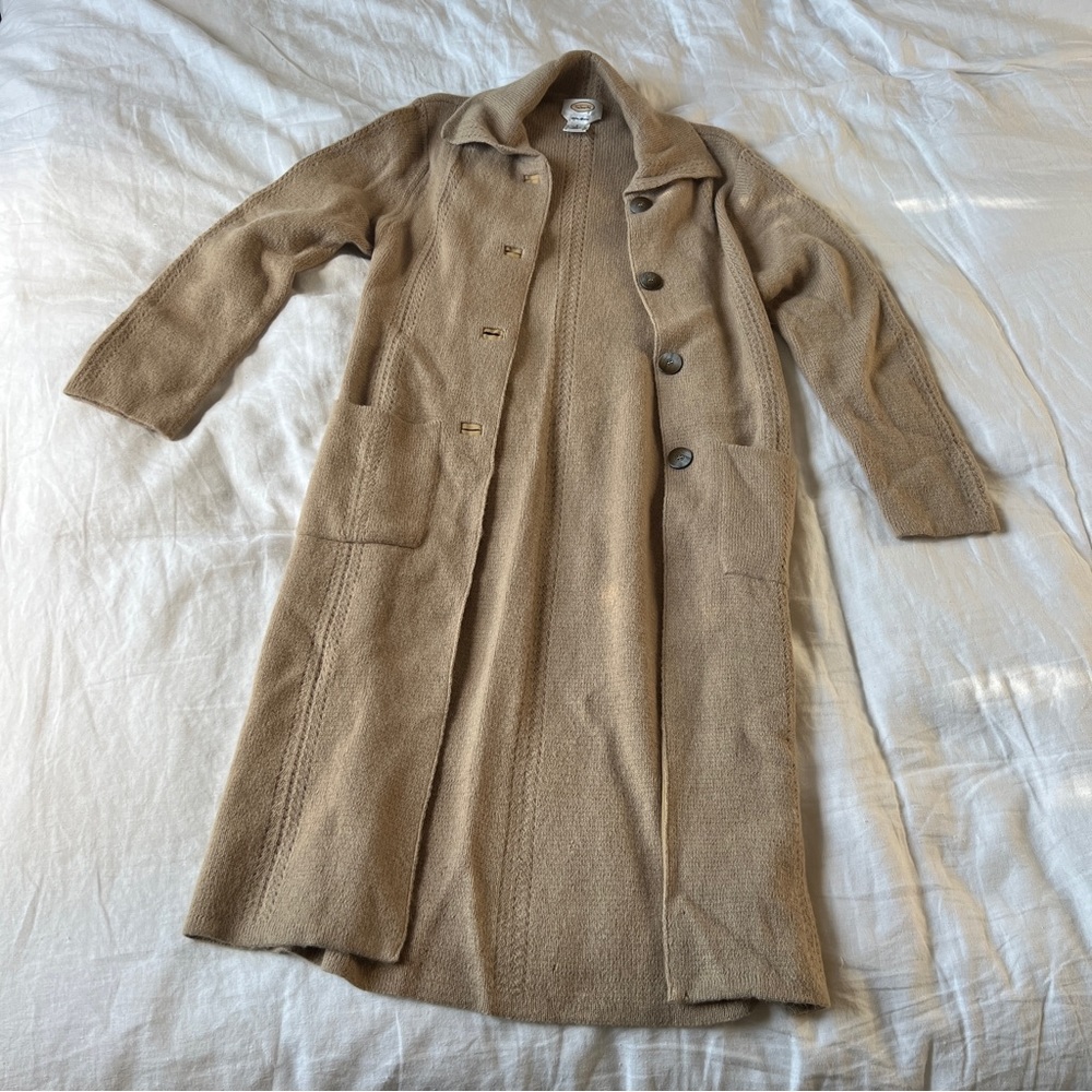 Talbot alpaca wool sweater coat